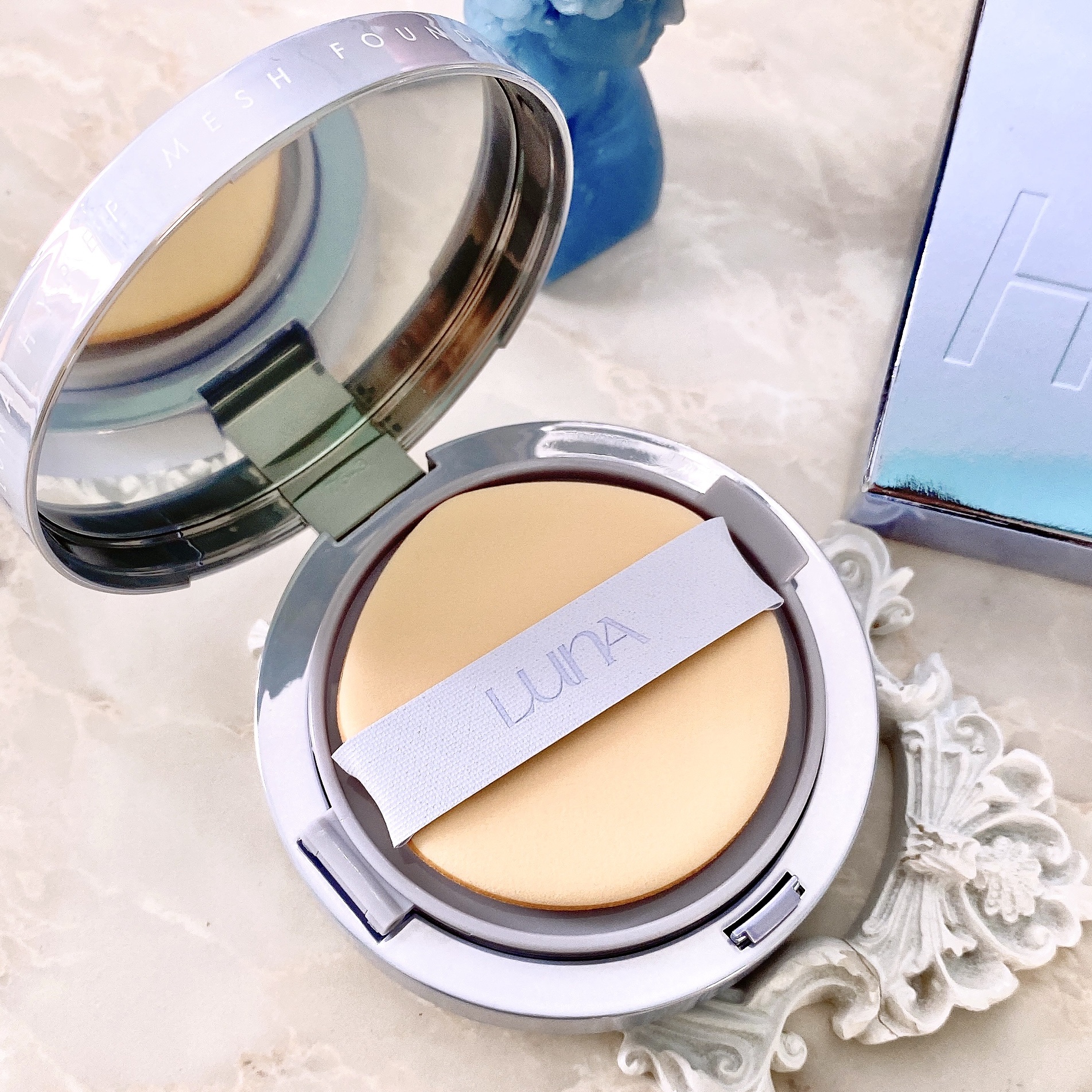 ハイパーメッシュファンデーション/LUNA/クッションファンデーションを使ったクチコミ（3枚目）