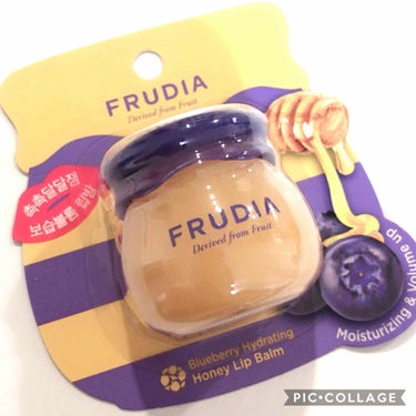 ブルーベリーハニーリップバーム/FRUDIA/リップケア・リップクリームを使ったクチコミ（2枚目）