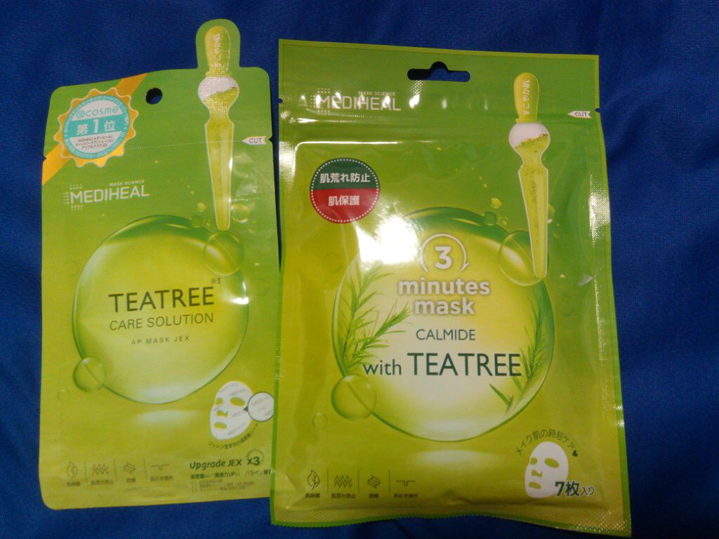 3ミニッツマスク:カーマイド with ティーツリー/MEDIHEAL/シートマスク・パックを使ったクチコミ(2枚目)