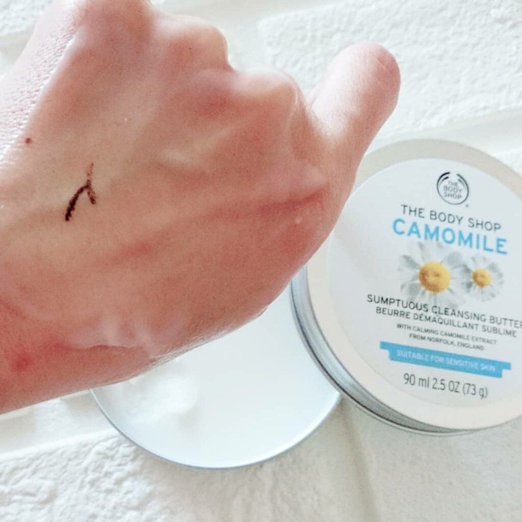 カモマイル サンプチュアス クレンジングバター/THE BODY SHOP/クレンジングバームを使ったクチコミ(6枚目)