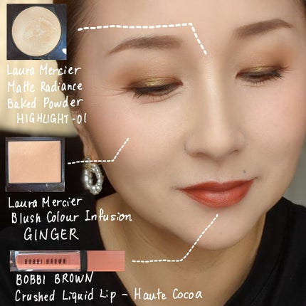 マットラディアンス ベイクドパウダー ハイライト01/ローラ メルシエ/パウダーハイライトを使ったクチコミ(6枚目)