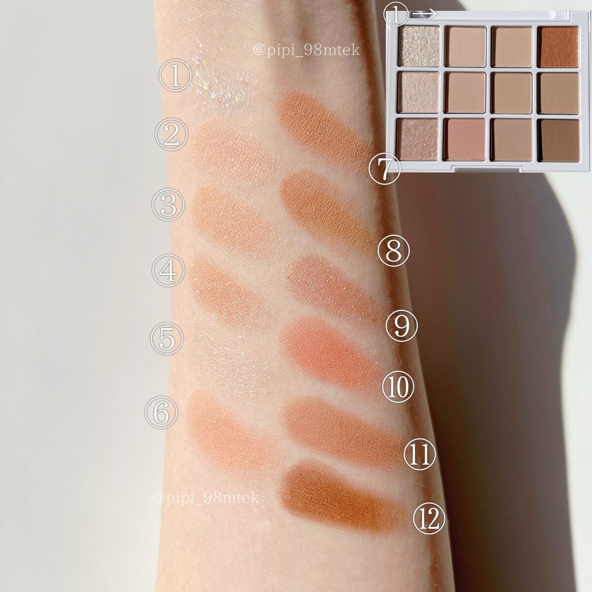 モアレパレット/MUZIGAE MANSION/アイシャドウパレットを使ったクチコミ(4枚目)