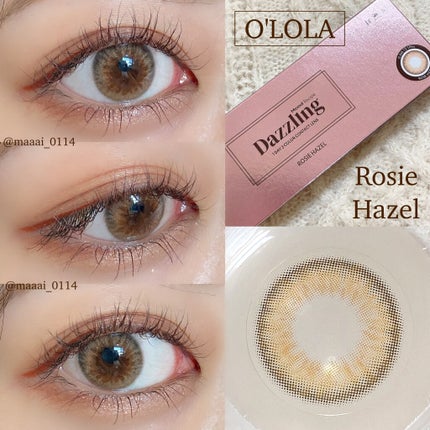 ダズリング3カラーワンデー(Dazzling 3color 1day )/OLOLA/ワンデー(1DAY)カラコンを使ったクチコミ(3枚目)