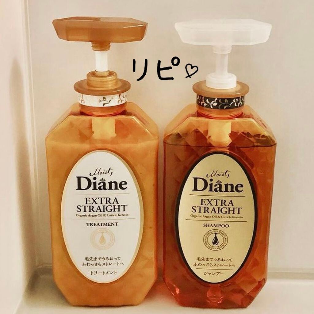 パーフェクトビューティ モイストダイアン エクストラストレート シャンプー/トリートメント/ダイアン/市販シャンプーを使ったクチコミ(1枚目)