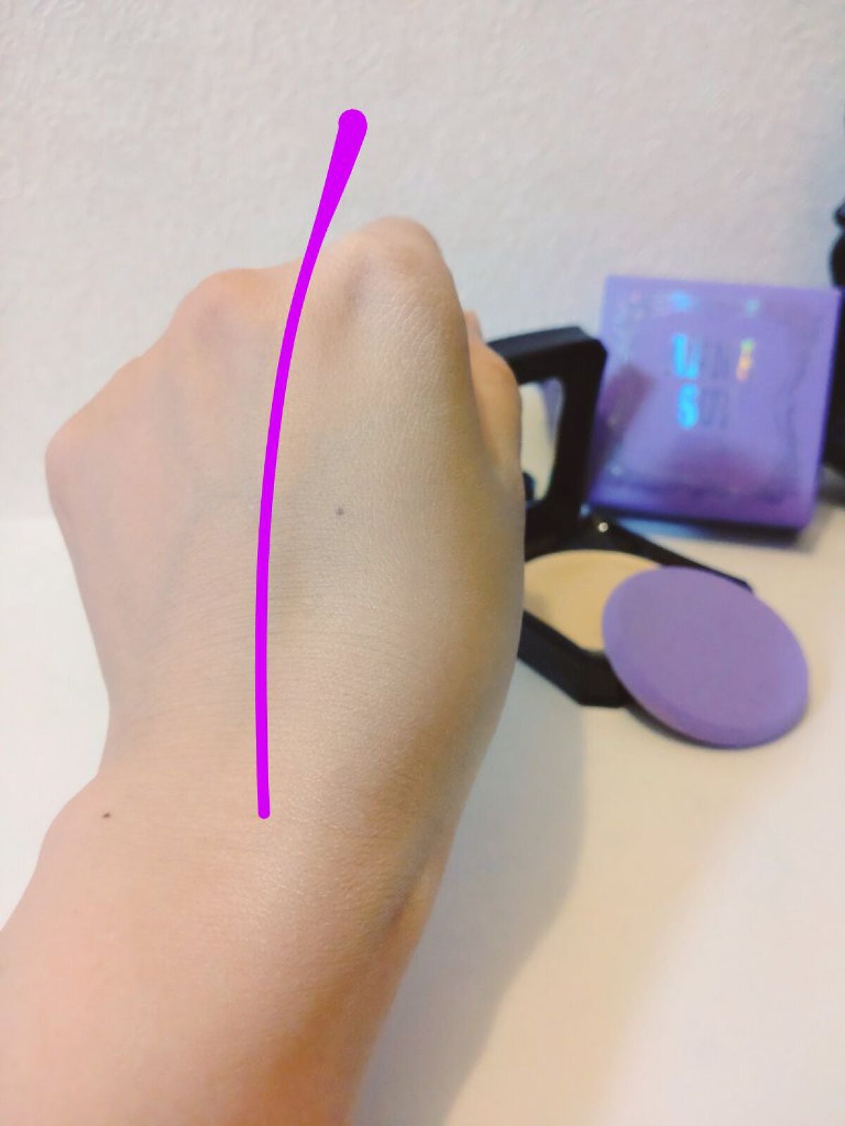 メイクアップ/ANNA SUI/パウダーファンデーションを使ったクチコミ(8枚目)