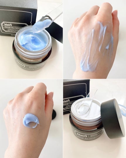 ミッドナイトブルーカーミングクリーム/Klairs/フェイスクリームを使ったクチコミ(4枚目)