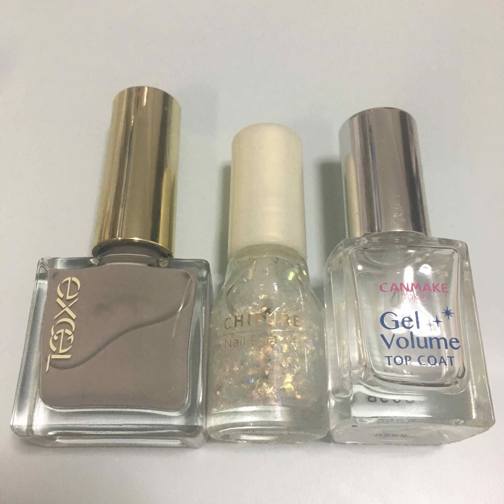 ジェルボリュームトップコート/キャンメイク/ネイルトップコートを使ったクチコミ（3枚目）