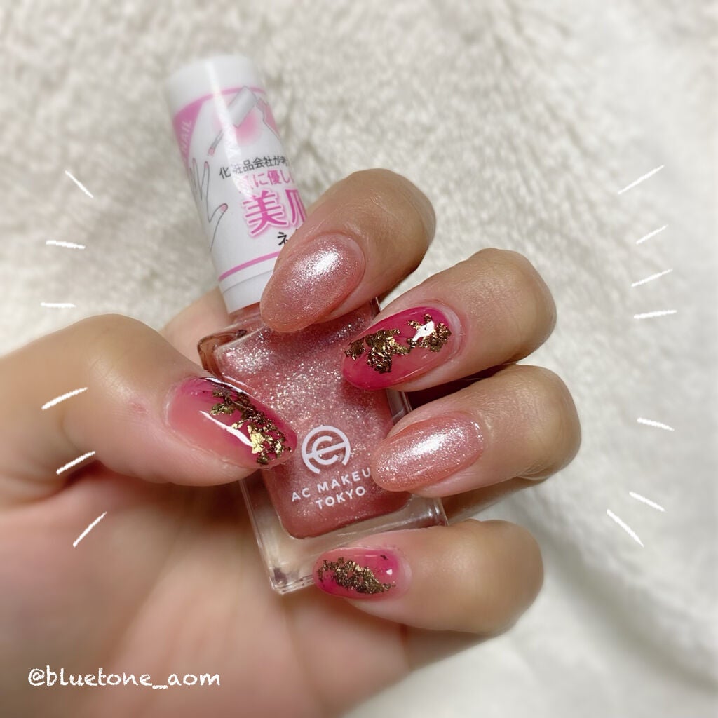 ネイルホイル/セリア/ネイルシールを使ったクチコミ(6枚目)