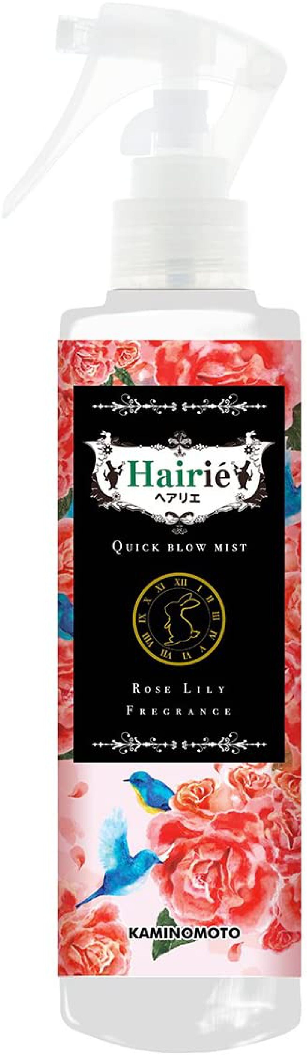 ヘアリエクイックブローミスト ローズ・リリィの香り