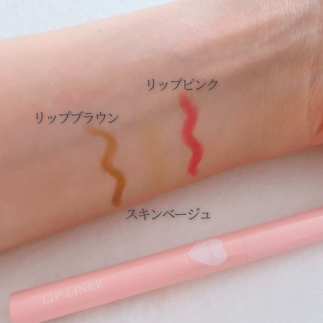 プリップライナー/WHOMEE/リップライナーを使ったクチコミ(3枚目)