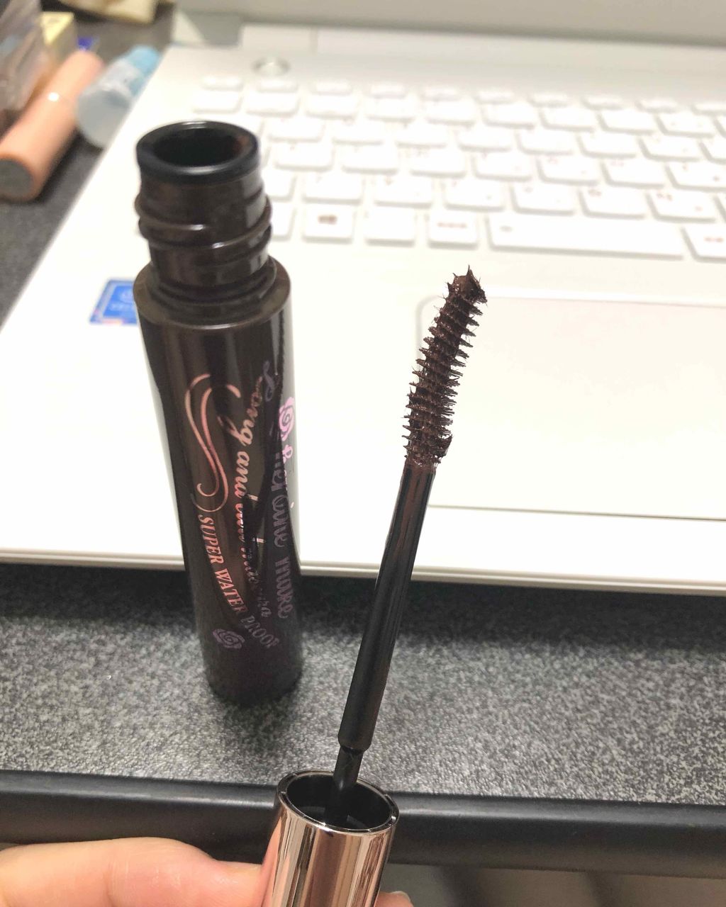 ロング&カールマスカラ スーパーWP/ヒロインメイク/マスカラを使ったクチコミ(2枚目)