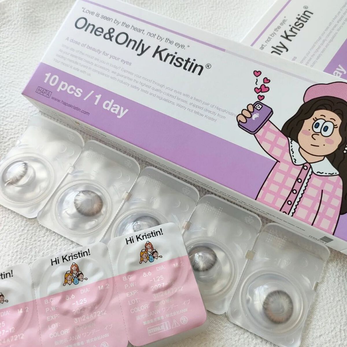 One & Only Kristin/Hapa kristin/カラーコンタクトレンズを使ったクチコミ（2枚目）