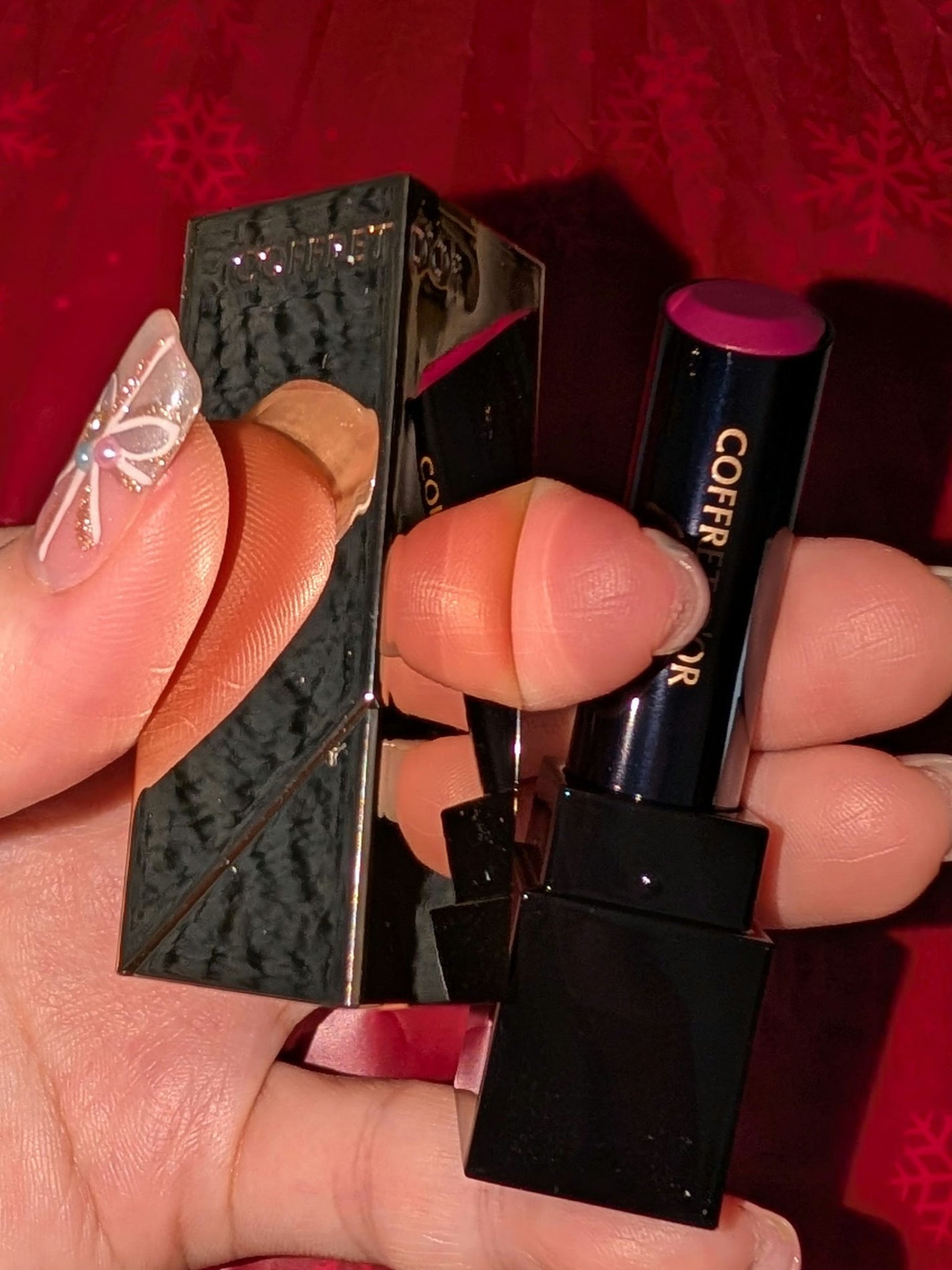 スキンシンクロルージュ/コフレドール/口紅を使ったクチコミ(2枚目)