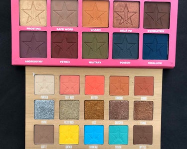 Jeffree Star Cosmetics Androgyny Eyeshadow Paletteのクチコミ「ジェフリーのアイシャドウパレット

私が持ってるのはAndrogynyとThirstyです。
.....」（1枚目）