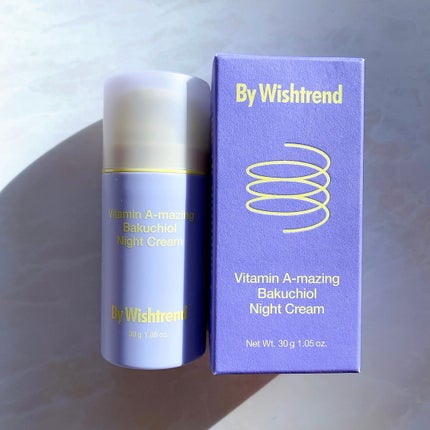 ビタミンA-mazingバクチオールナイトクリーム/By Wishtrend/フェイスクリームを使ったクチコミ(2枚目)