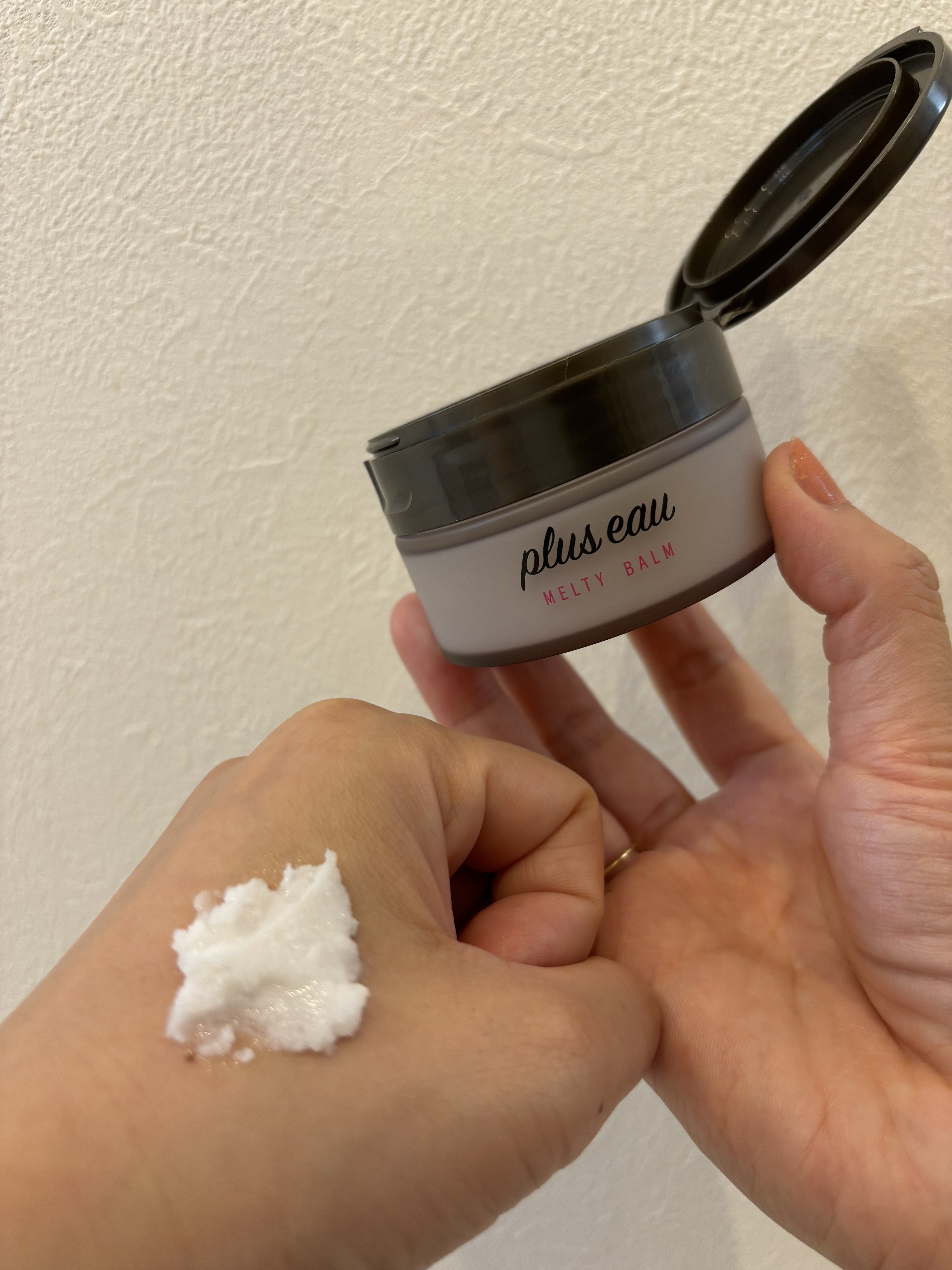 プリュスオー メルティバーム/plus eau/ヘアバームを使ったクチコミ（2枚目）