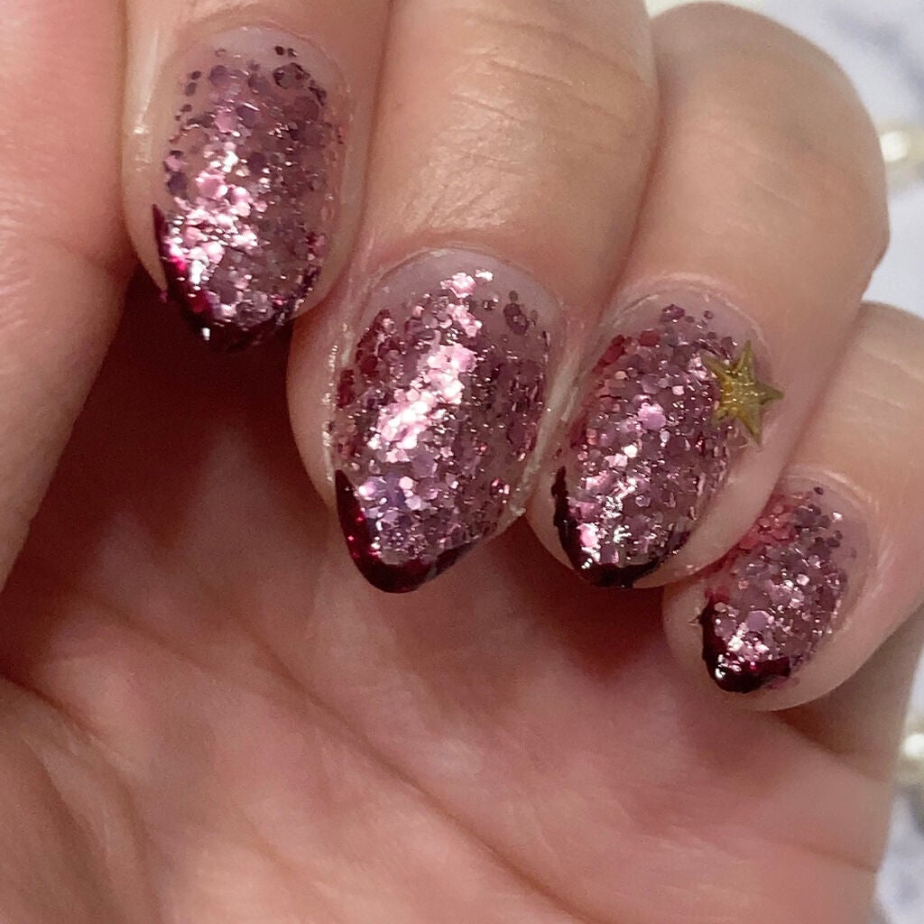 Flamboyant(フランボヤン) ピールオフネイル/DAISO/マニキュアを使ったクチコミ(3枚目)