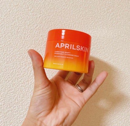カロテンIPMP(TM) とろけるクレンジングバーム /APRILSKIN/クレンジングバームを使ったクチコミ(1枚目)