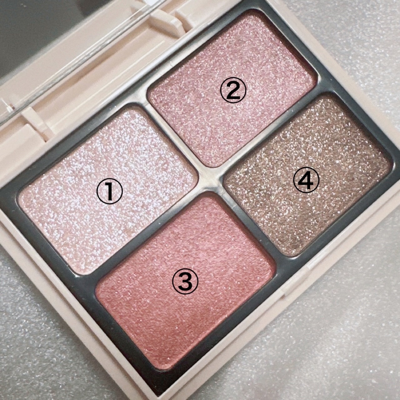 ニュアンスカラーアイズ/Enamor/アイシャドウパレットを使ったクチコミ（2枚目）