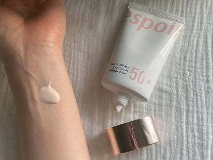 ウォータースプラッシュサンクリーム/espoir/日焼け止め・UVケアを使ったクチコミ(2枚目)