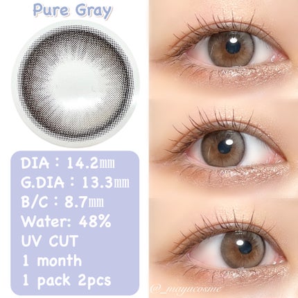 Daisy Shower 1Day/chuu LENS/ワンデー(1DAY)カラコンを使ったクチコミ(2枚目)