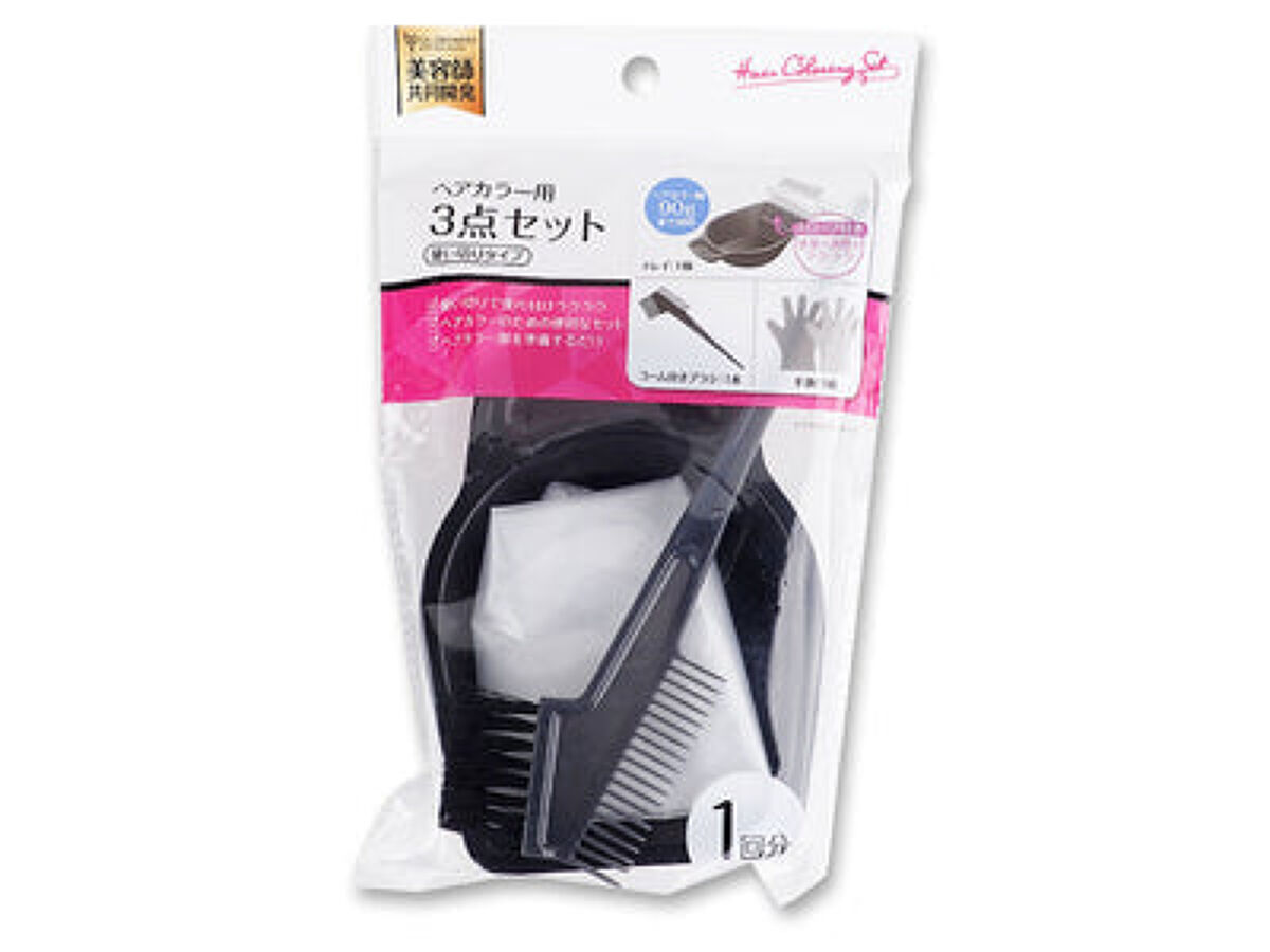 ヘアカラー用 3点セット / DAISO