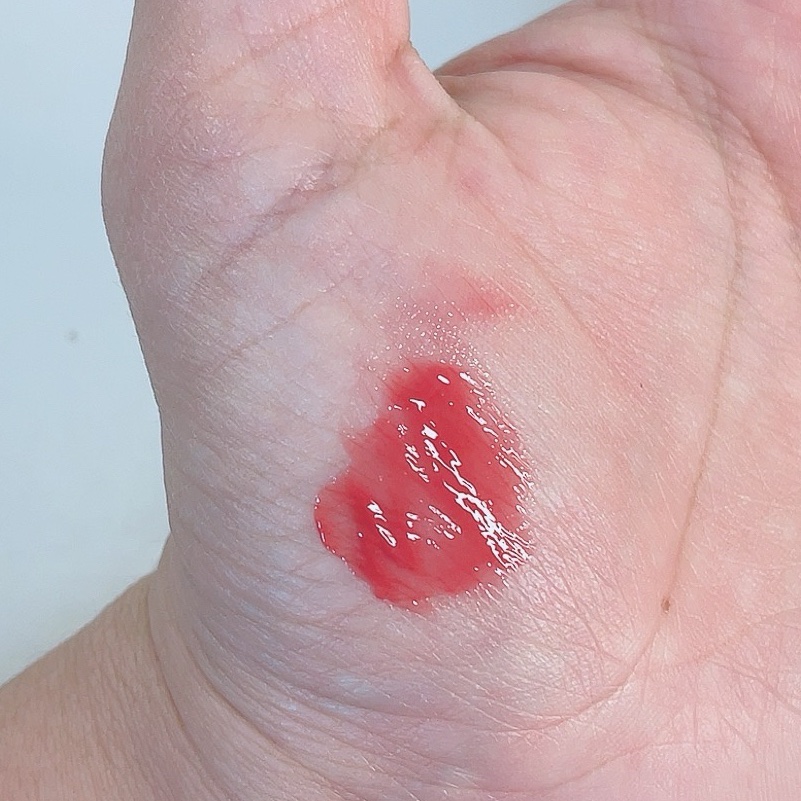 ゲットイットティントグレーズバーム 01 ローズピューレ/TONYMOLY/リップティントを使ったクチコミ（3枚目）