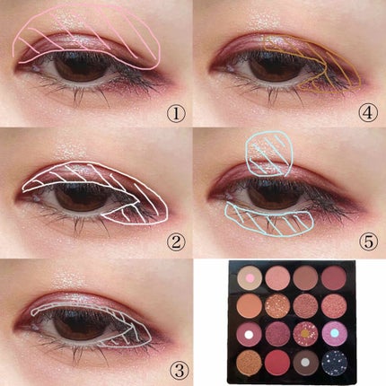 大英博物館 エジプトシリーズ アイシャドウパレット/ZEESEA/アイシャドウパレットを使ったクチコミ(2枚目)