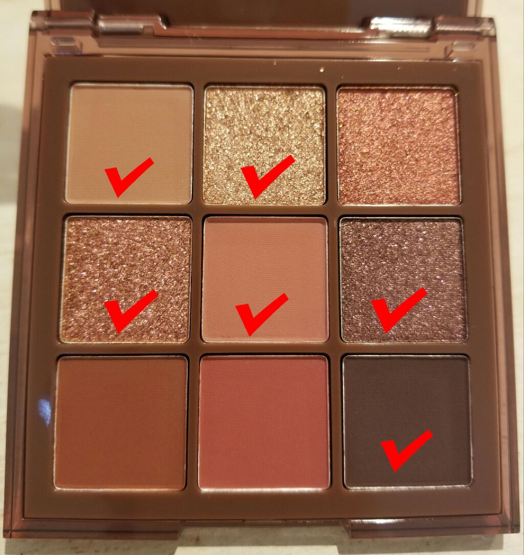 RICH NUDE OBSESSIONS/Huda Beauty/アイシャドウパレットを使ったクチコミ(3枚目)