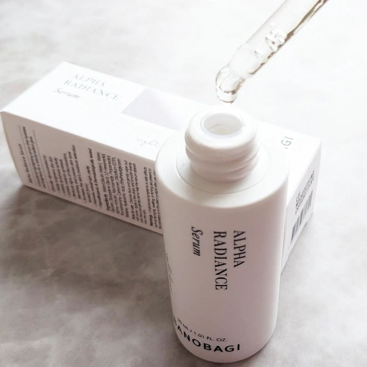 アルファラディアンスグローセラム/BANOBAGI/美容液を使ったクチコミ（2枚目）