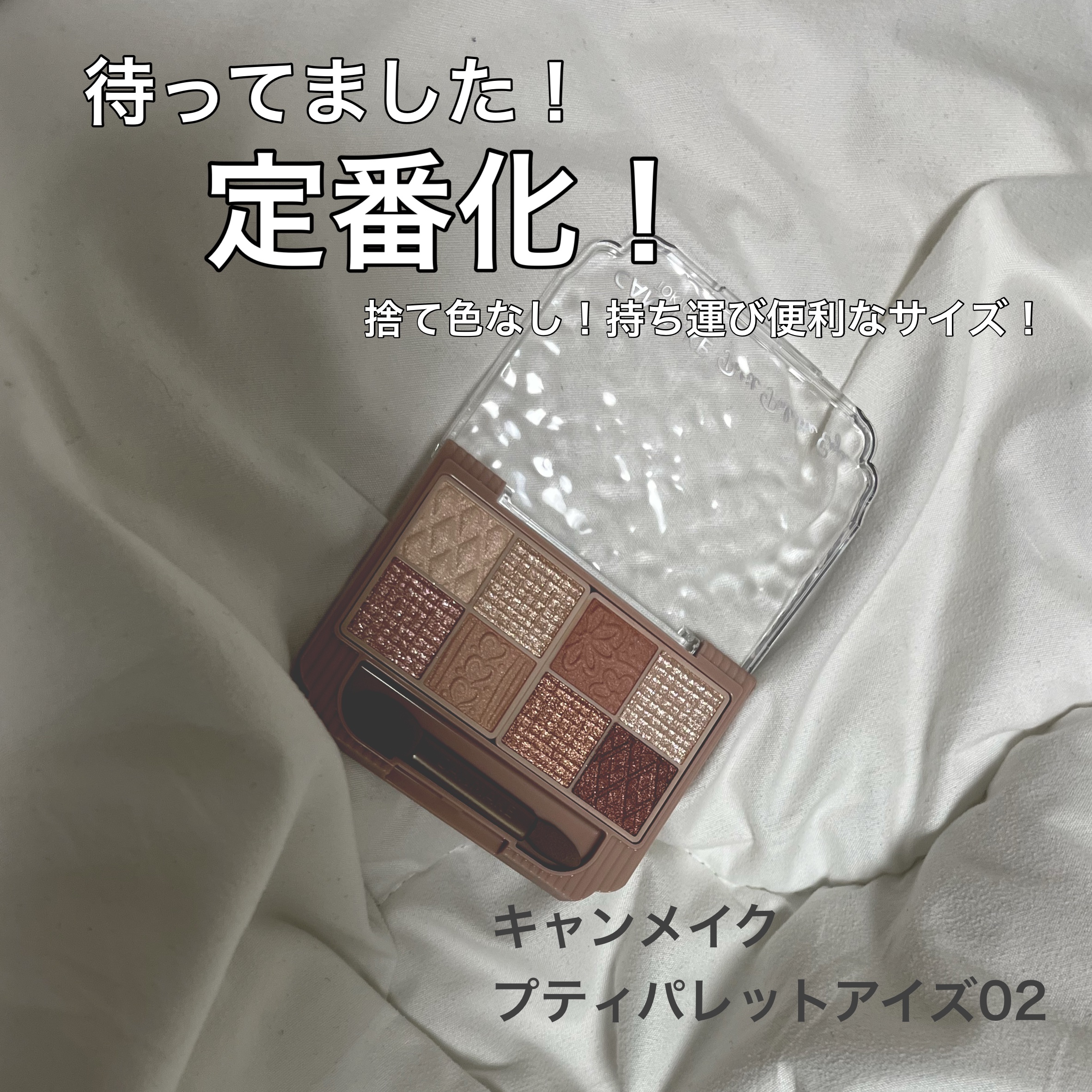 プティパレットアイズ/キャンメイク/パウダーアイシャドウを使ったクチコミ（1枚目）