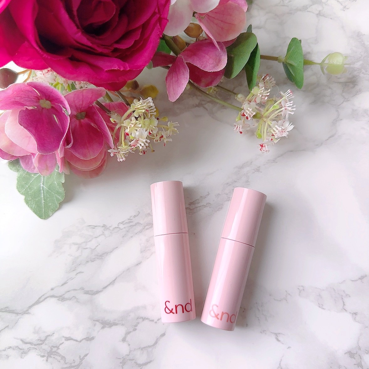 アンドバイロムアンド　グラッシーボムティント/&nd by rom&nd/リップティントを使ったクチコミ（1枚目）