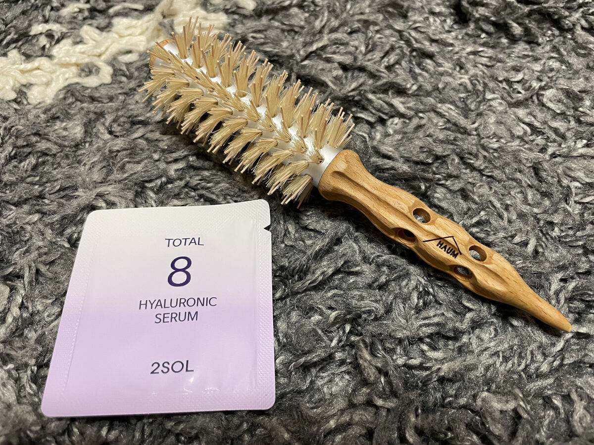 ロールブラシ/HAUM/ヘアブラシを使ったクチコミ（1枚目）