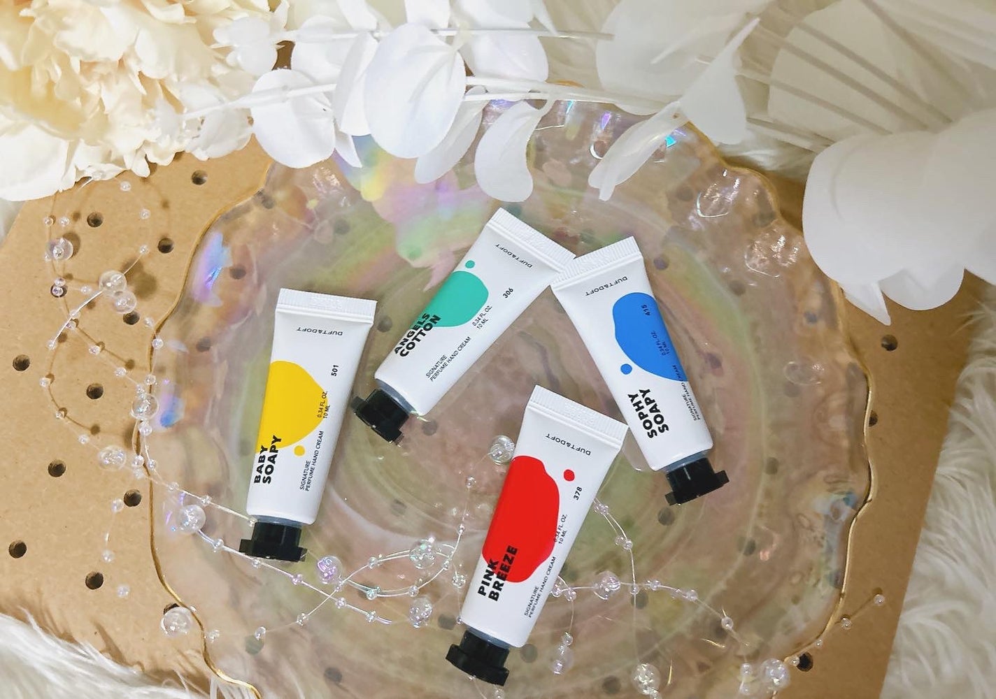 シグネチャーパフュームハンドクリームミニチュアギフトセット/DUFT&DOFT/ハンドクリームを使ったクチコミ(4枚目)