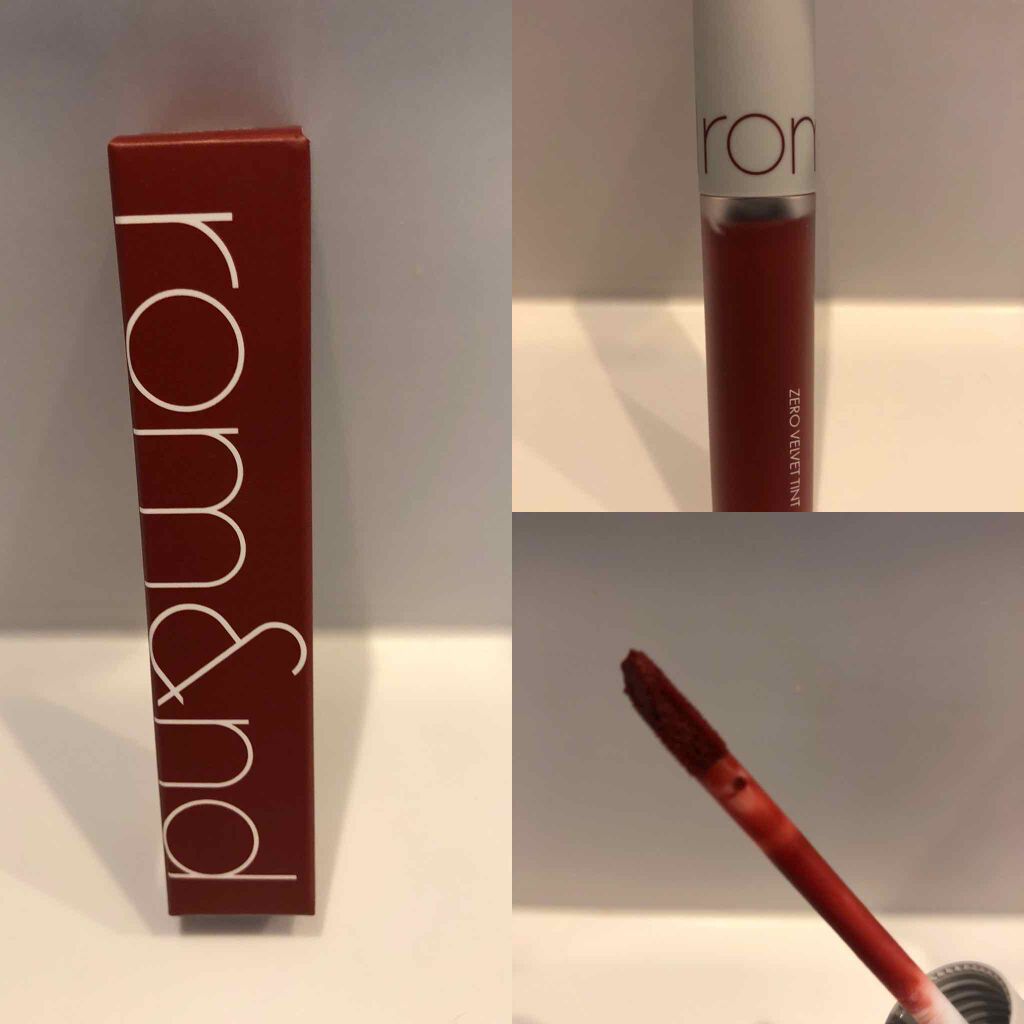 ゼロベルベットティント/rom&nd/リップティントを使ったクチコミ（1枚目）