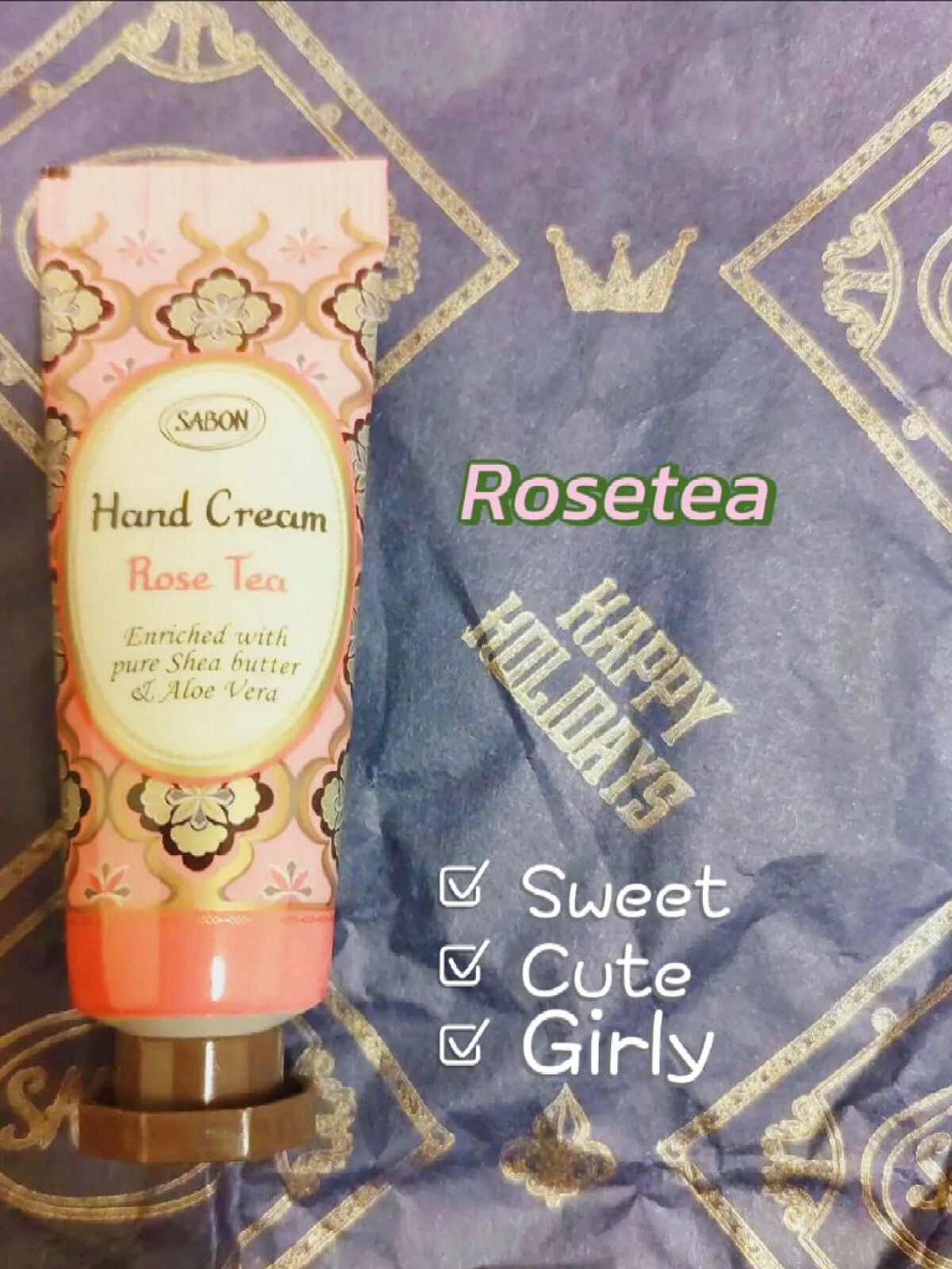 ハンドクリーム パチュリ・ラベンダー・バニラ/SABON/ハンドクリームを使ったクチコミ(4枚目)