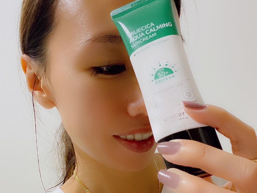 TRUECICA アクアカーミング日焼け止め/SOME BY MI/日焼け止めクリームを使ったクチコミ(5枚目)
