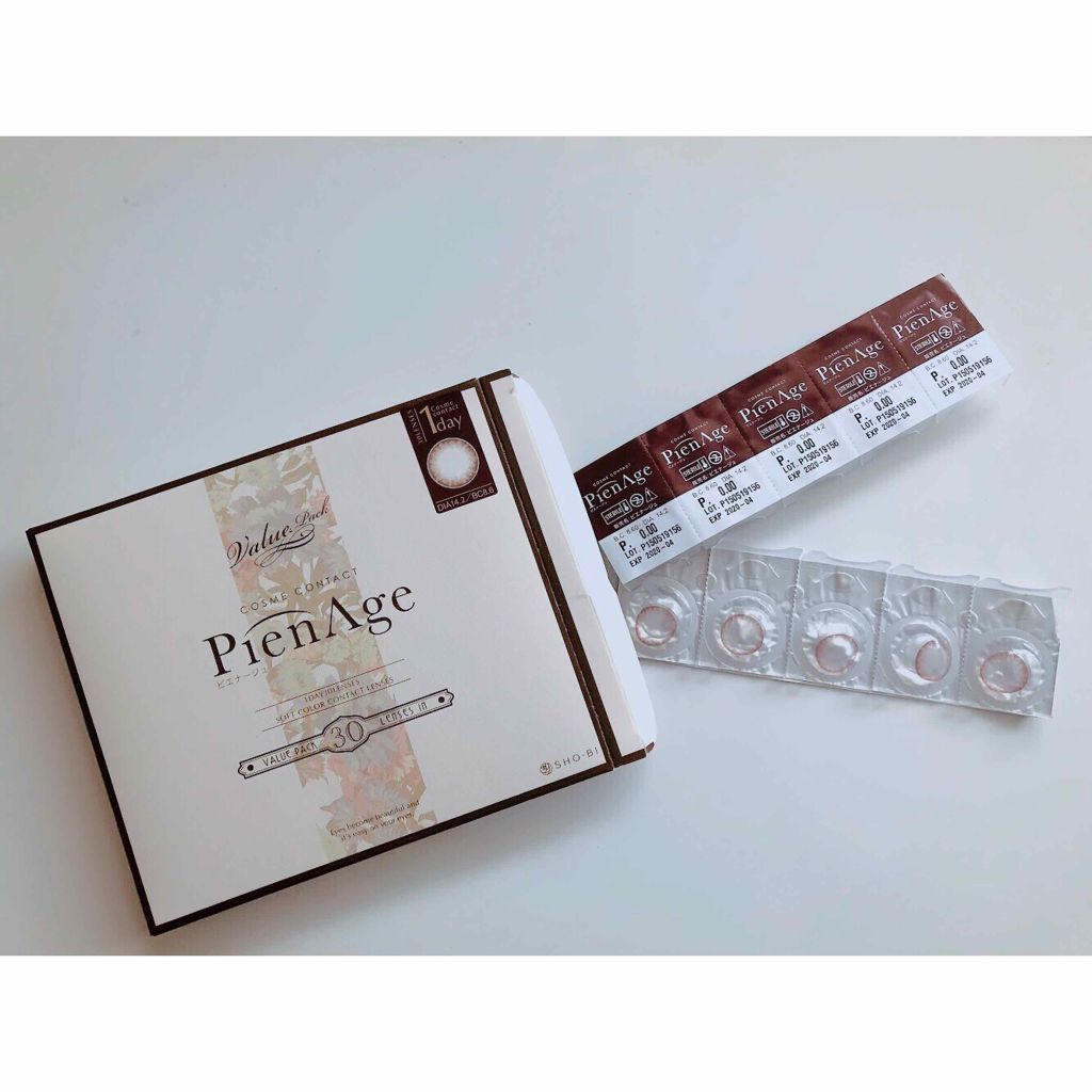 ピエナージュ/PienAge/カラーコンタクトレンズを使ったクチコミ(1枚目)