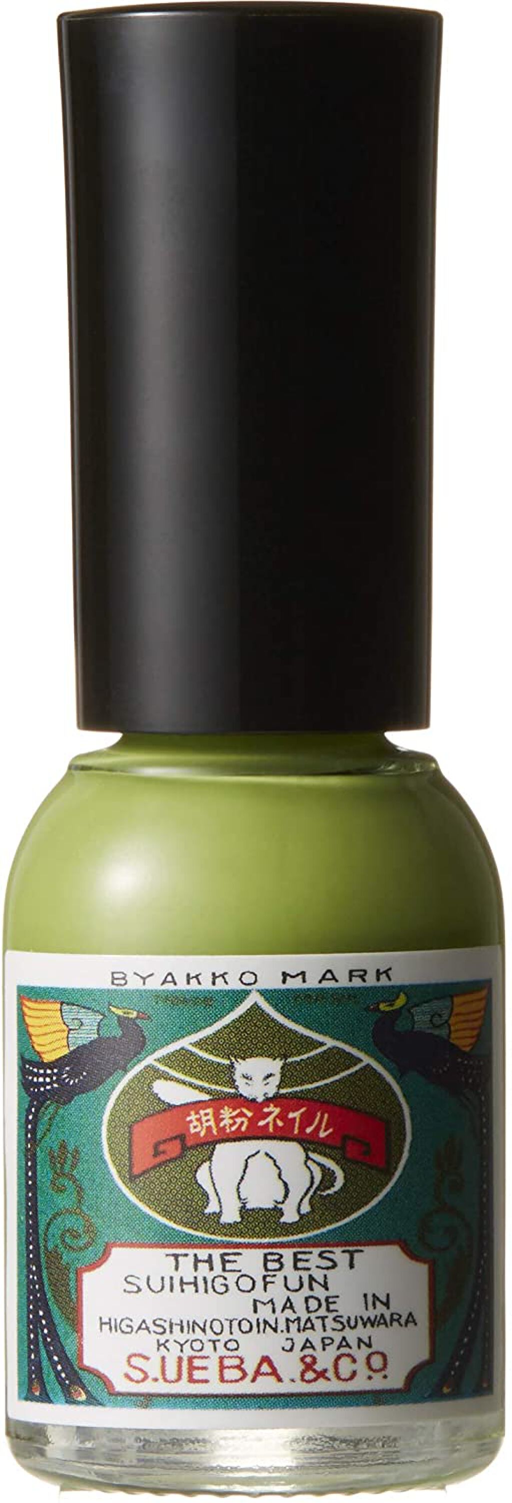 胡粉ネイル 和色シリーズ 鶯緑(うぐいすみどり)