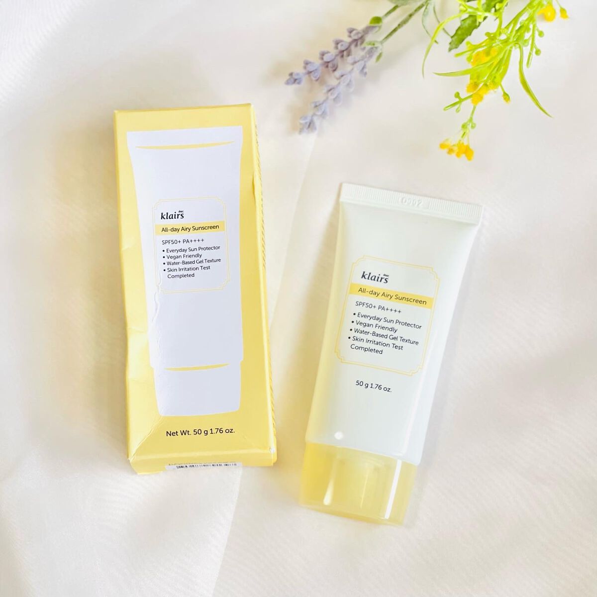 All-day エアリーサンスクリーン50g/Klairs/日焼け止めクリームを使ったクチコミ（1枚目）