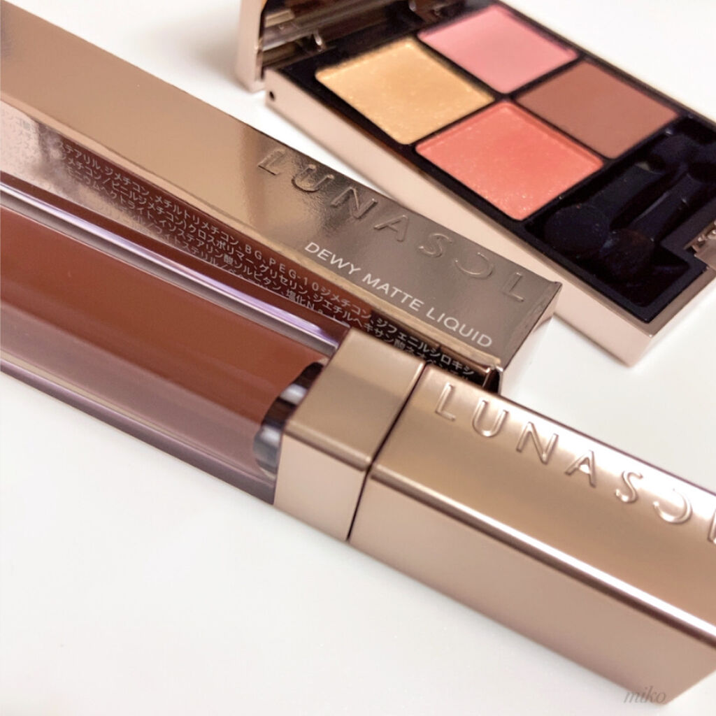 デューイマットリクイド/LUNASOL/口紅を使ったクチコミ（3枚目）