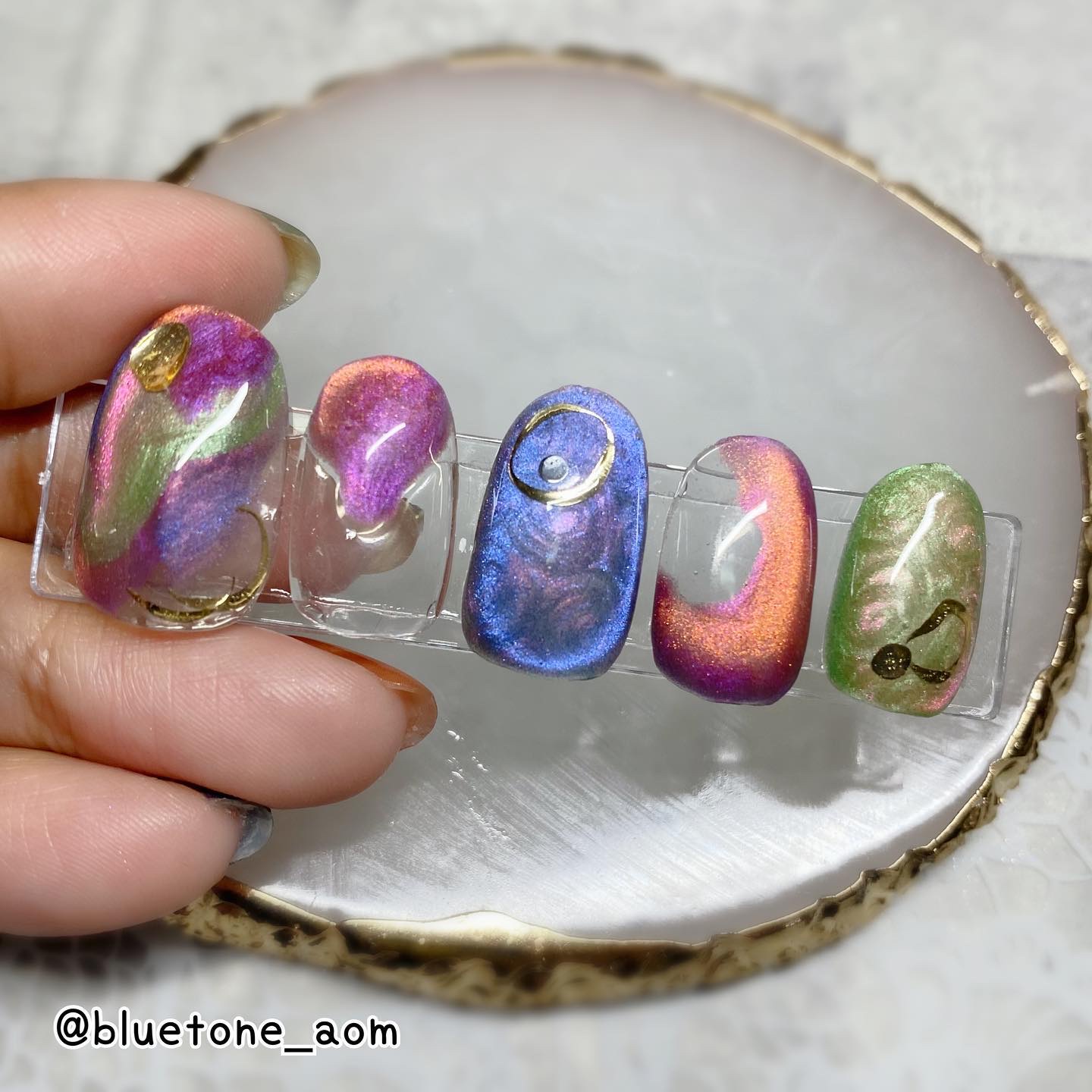 moonlight gel 07/ネイル工房/ジェルネイルを使ったクチコミ（2枚目）