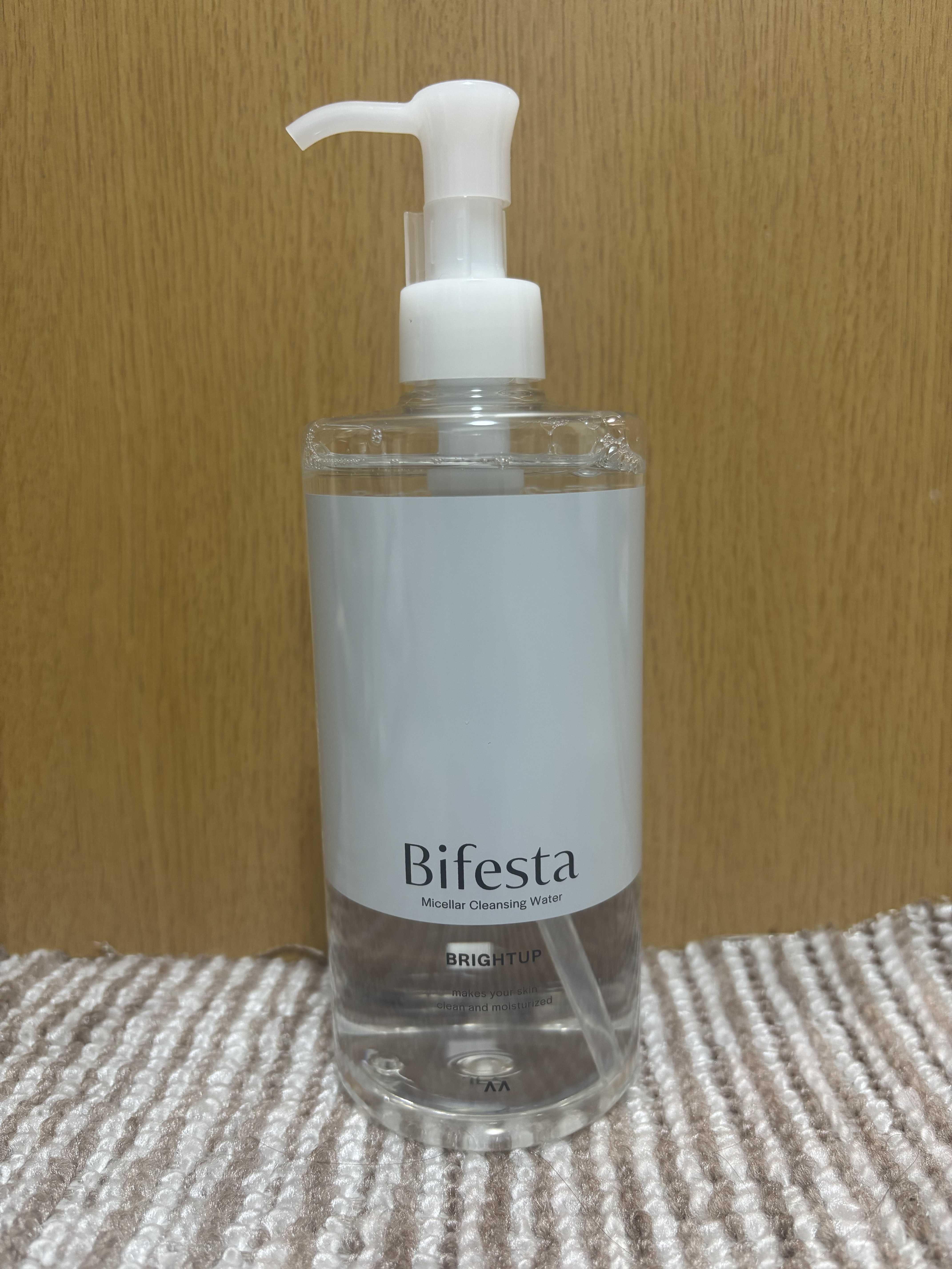 ミセラークレンジングウォーター ブライトアップ ボトル 400ml/ビフェスタ/クレンジングウォーターを使ったクチコミ（1枚目）