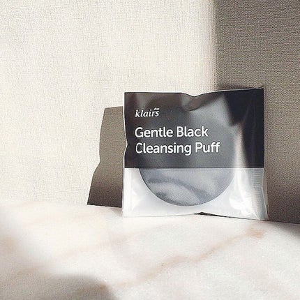 ジェントルブラッククレンジングパフ/Klairs/その他を使ったクチコミ(1枚目)