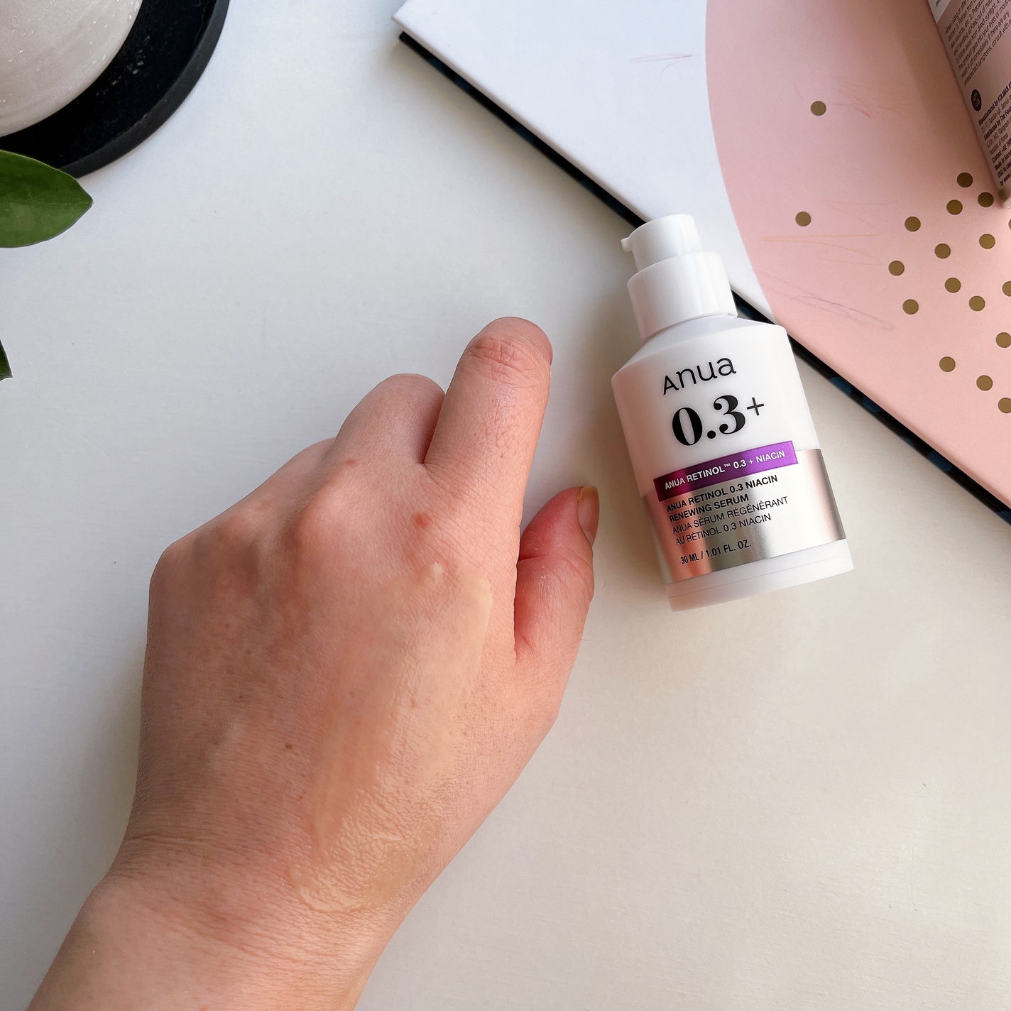 レチノール0.3 ナイアシンリニューイングセラム/Anua/美容液を使ったクチコミ(4枚目)