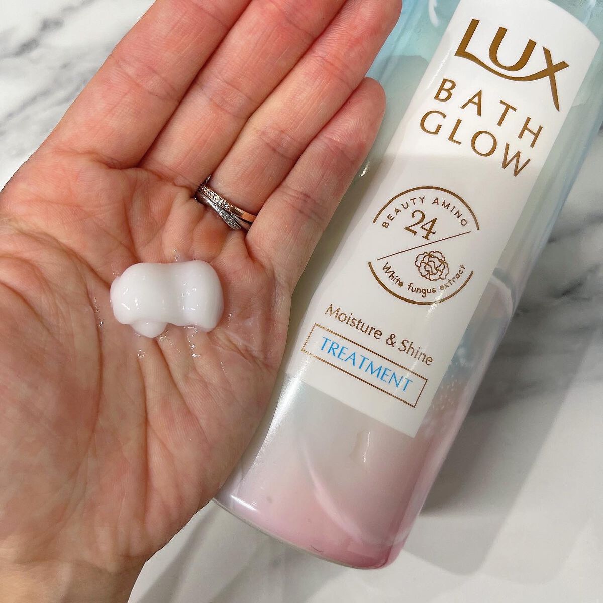 バスグロウ モイスチャー&シャイン シャンプー／トリートメント/LUX/市販シャンプーを使ったクチコミ（3枚目）