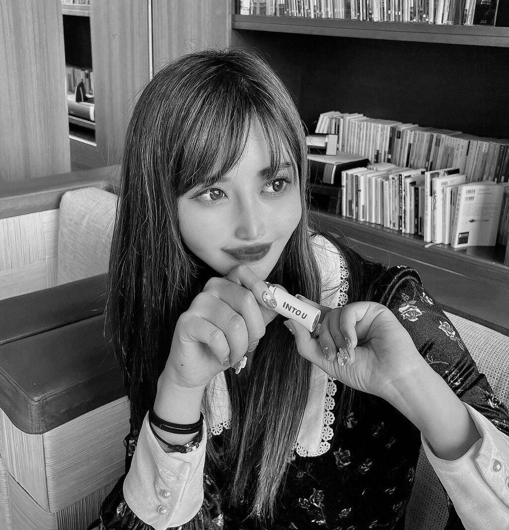 スーパーマットリップ&チークマッド/INTO U/口紅を使ったクチコミ(6枚目)