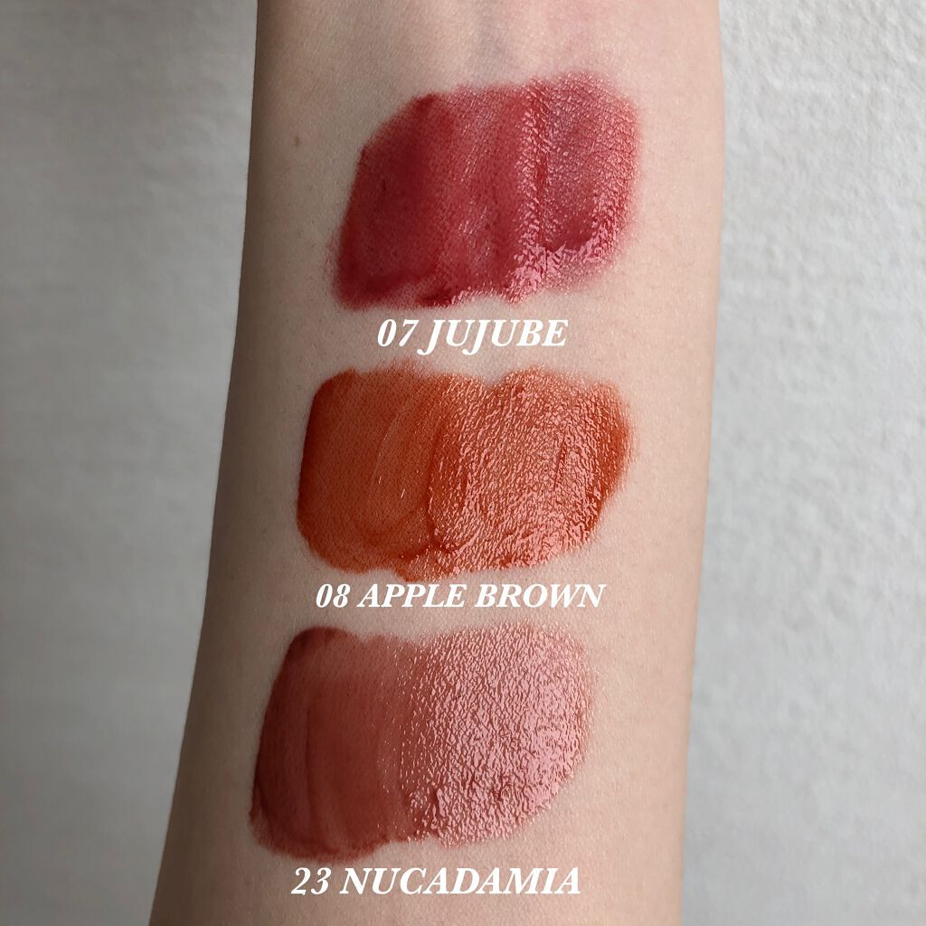 ジューシーラスティングティント/rom&nd/リップティントを使ったクチコミ（2枚目）