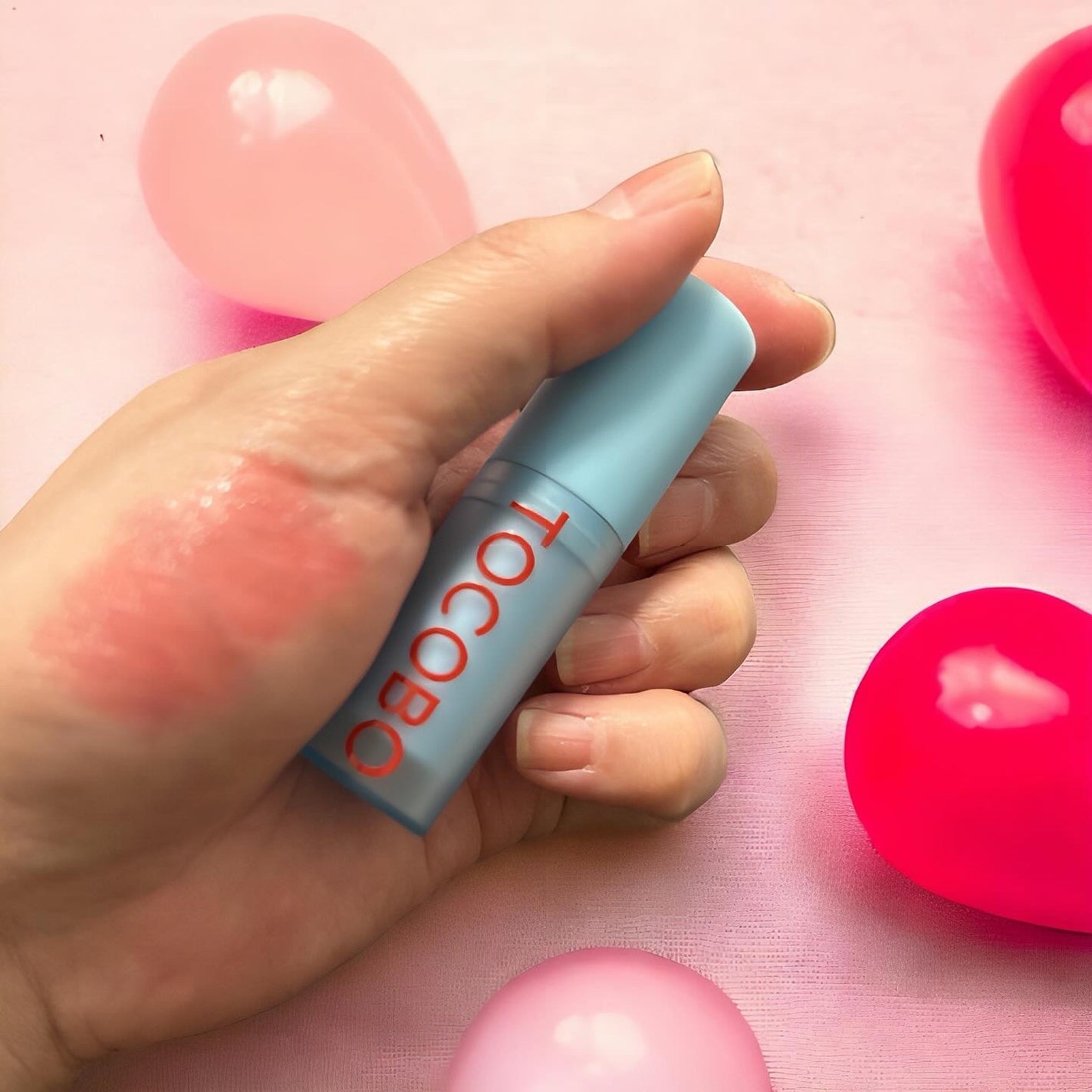 グラスティンティッドリップバーム/TOCOBO/リップバームを使ったクチコミ(5枚目)