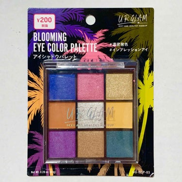 UR GLAM　BLOOMING EYE COLOR PALETTE/U R GLAM/パウダーアイシャドウを使ったクチコミ（3枚目）